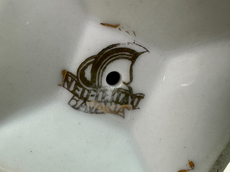 Just Added - Antique 1929-1937 Gerold Porzellan Neu-Tettau Bavaria Ibex On Gold Ball Figurine 4.5H [Photo 2]