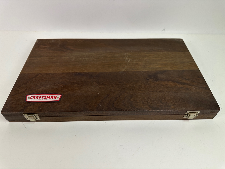 Just Added - Huge Vintage Craftsman Tap Drill & Die Set With Original Wooden Case - Complete And Appears Never Used 20W X 12D X 1.75H [Photo 6]