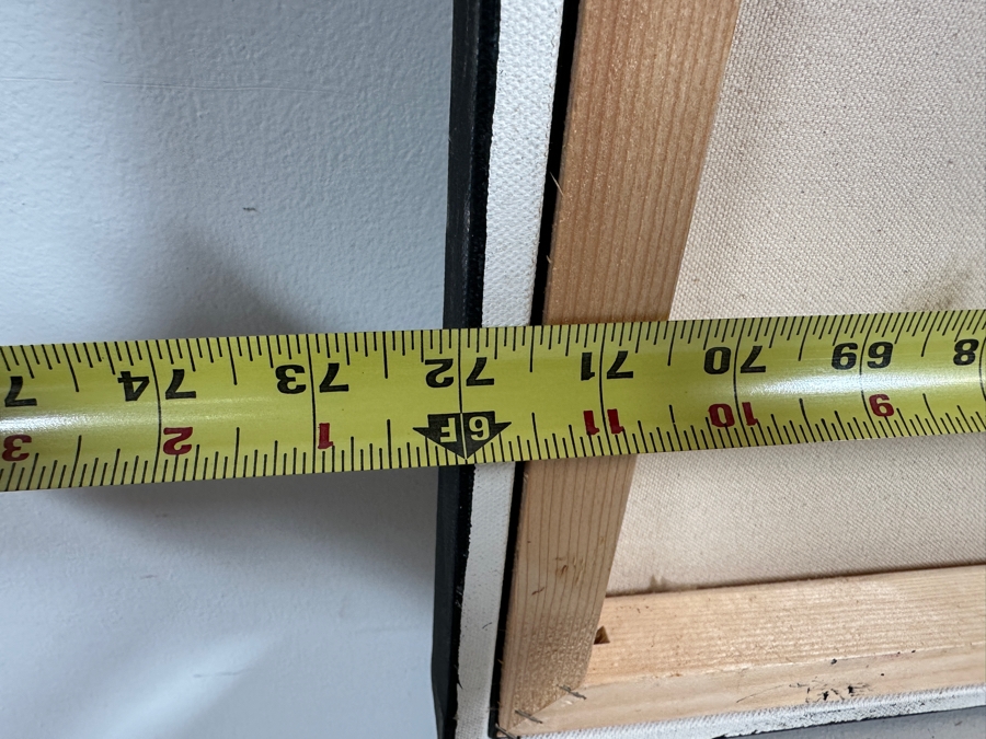 Gerrit Greve (1948-2024, Cardiff by the Sea, CA) Original Acrylic Painting On Canvas Titled 'Spirit Boat XXIV' 2007 Signed Verso 72 X 36 Estimate $2,600 - $3,200 [Photo 10]