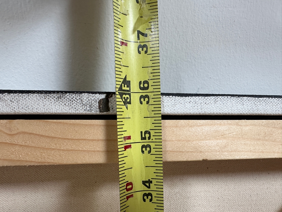 Gerrit Greve (1948-2024, Cardiff by the Sea, CA) Original Acrylic Painting On Canvas Titled 'Spirit Boat XXIV' 2007 Signed Verso 72 X 36 Estimate $2,600 - $3,200 [Photo 11]