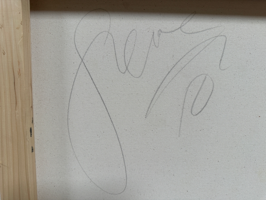 Gerrit Greve (1948-2024, Cardiff by the Sea, CA) Original Acrylic Painting On Canvas Untitled 2010 Signed Verso 72 X 36 Estimate $2,600 - $3,200 [Photo 9]