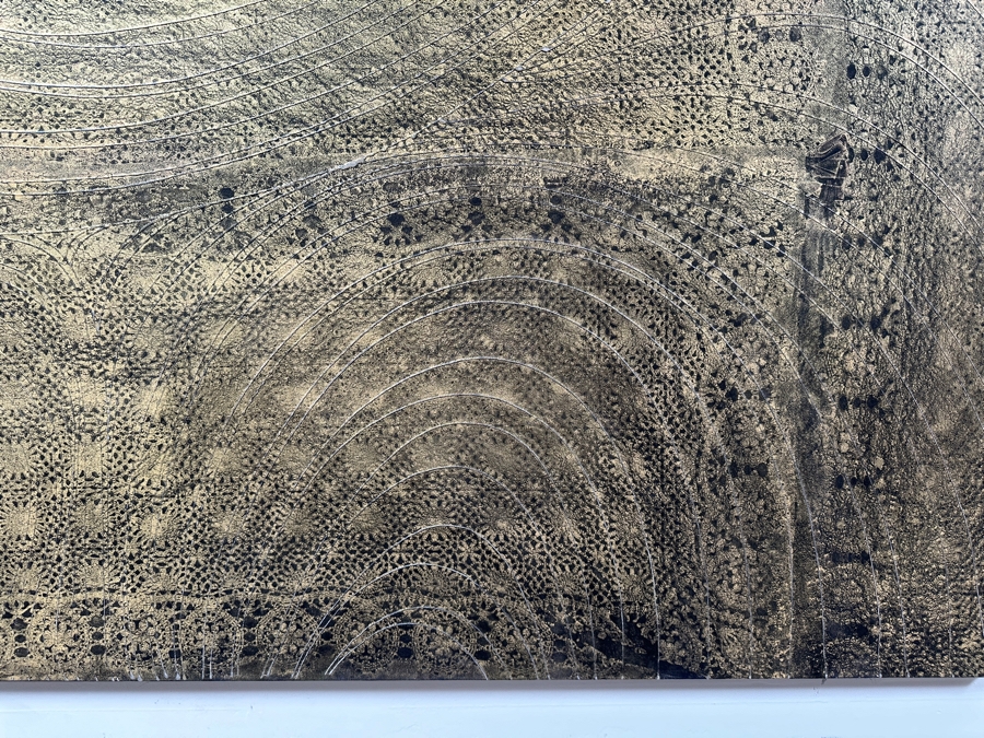 Gerrit Greve (1948-2024, Cardiff by the Sea, CA) Original Acrylic Painting On Canvas Untitled 2010 Signed Verso 72 X 36 Estimate $2,600 - $3,200 [Photo 7]