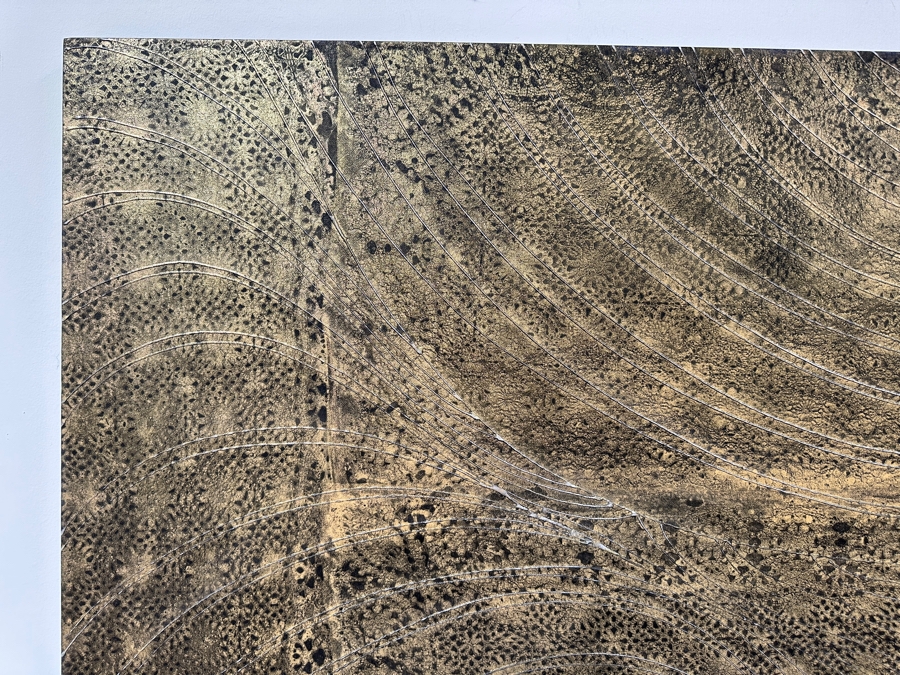 Gerrit Greve (1948-2024, Cardiff by the Sea, CA) Original Acrylic Painting On Canvas Untitled 2010 Signed Verso 72 X 36 Estimate $2,600 - $3,200 [Photo 3]