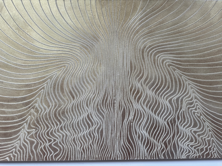 Gerrit Greve (1948-2024, Cardiff by the Sea, CA) Original Acrylic And Sand Painting On Canvas Titled 'Journey 186' 2008 Signed Verso 72 X 36 Estimate $2,600 - $3,200 [Photo 2]