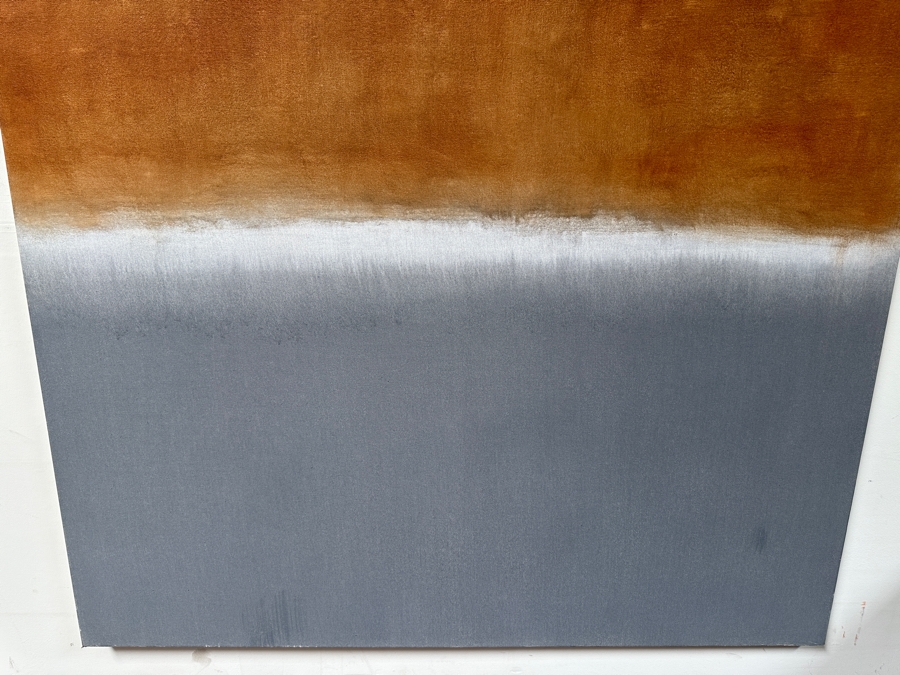 Gerrit Greve (1948-2024, Cardiff by the Sea, CA) Original Acrylic Painting On Canvas Titled 'Abstract Color Field In Manner of Mark Rothko 522' 2017 Signed Verso 60 X 72 Estimate $4,300 - $5,400 [Photo 5]