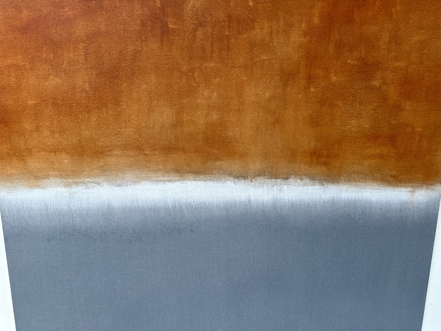 Gerrit Greve (1948-2024, Cardiff by the Sea, CA) Original Acrylic Painting On Canvas Titled 'Abstract Color Field In Manner of Mark Rothko 522' 2017 Signed Verso 60 X 72 Estimate $4,300 - $5,400 [Photo 4]