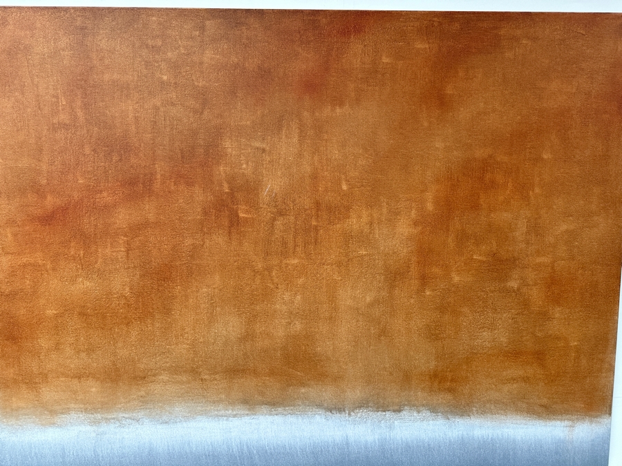 Gerrit Greve (1948-2024, Cardiff by the Sea, CA) Original Acrylic Painting On Canvas Titled 'Abstract Color Field In Manner of Mark Rothko 522' 2017 Signed Verso 60 X 72 Estimate $4,300 - $5,400 [Photo 3]