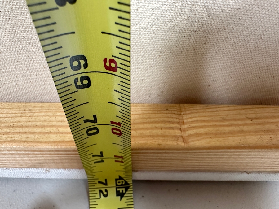 Gerrit Greve (1948-2024, Cardiff by the Sea, CA) Original Acrylic Painting On Canvas Titled 'Abstract Color Field In Manner of Mark Rothko 522' 2017 Signed Verso 60 X 72 Estimate $4,300 - $5,400 [Photo 9]