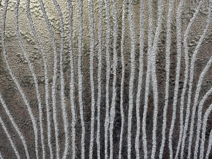 Gerrit Greve (1948-2024, Cardiff by the Sea, CA) Original Acrylic And Sand Painting On Canvas Titled 'Journey 111 - The King ' 2007 Signed Verso 60 X 72 Estimate $4,300 - $5,400 [Photo 4]