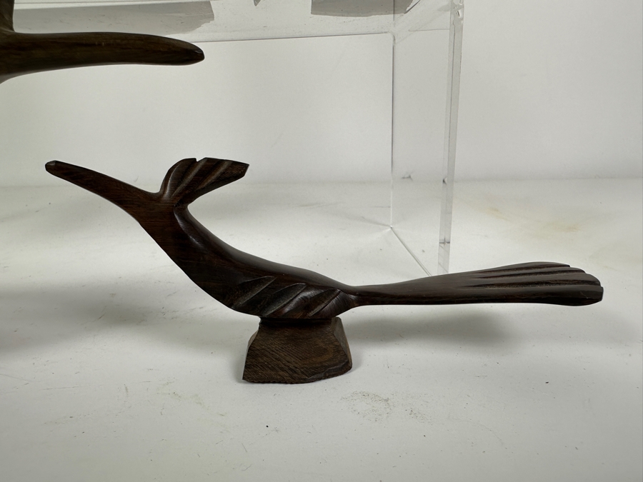 Just Added - Vintage Collection Of Carved Ironwood Animal Figurines [Photo 6]