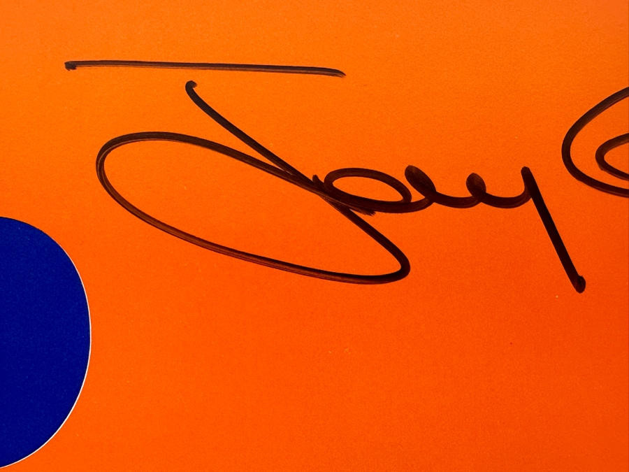 Just Added - Tony Gwynn & Ken Caminiti Autographed Keep The Faith Padres Sign The San Diego Union Tribune With Jack In The Box Ad On Back 1996 14 X 10 [Photo 5]