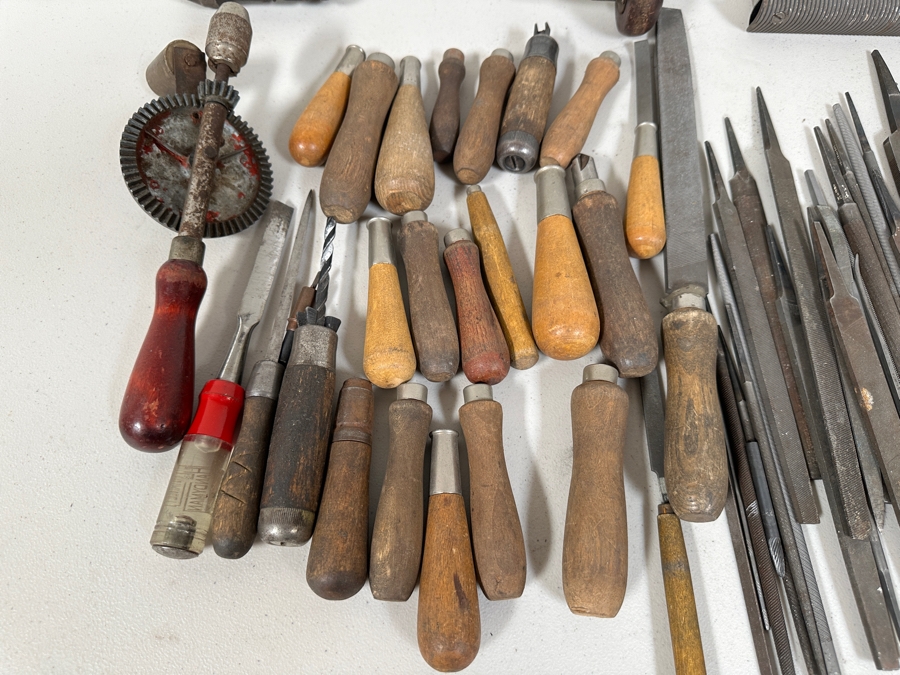 Just Added - Huge Lot Of Vintage Metal Files And Various Tools [Photo 6]