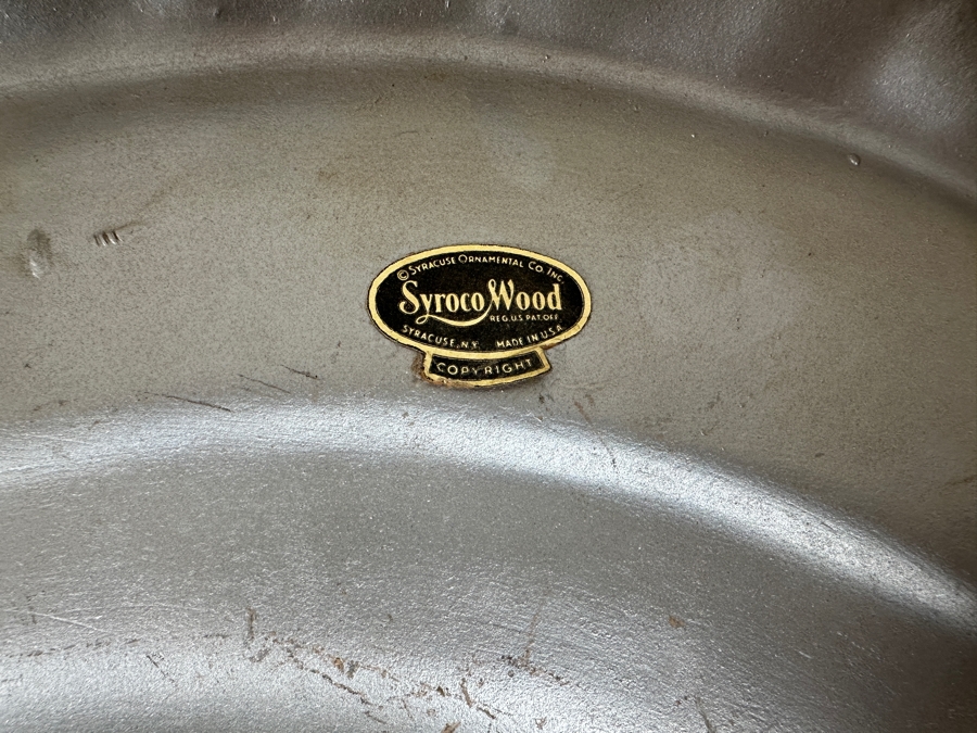 Just Added - Vintage Mid-Century Modern Pair Of Syroco Wall Hanging Roman Gladiator Gargoyle Helmets 16W X 18H [Photo 13]