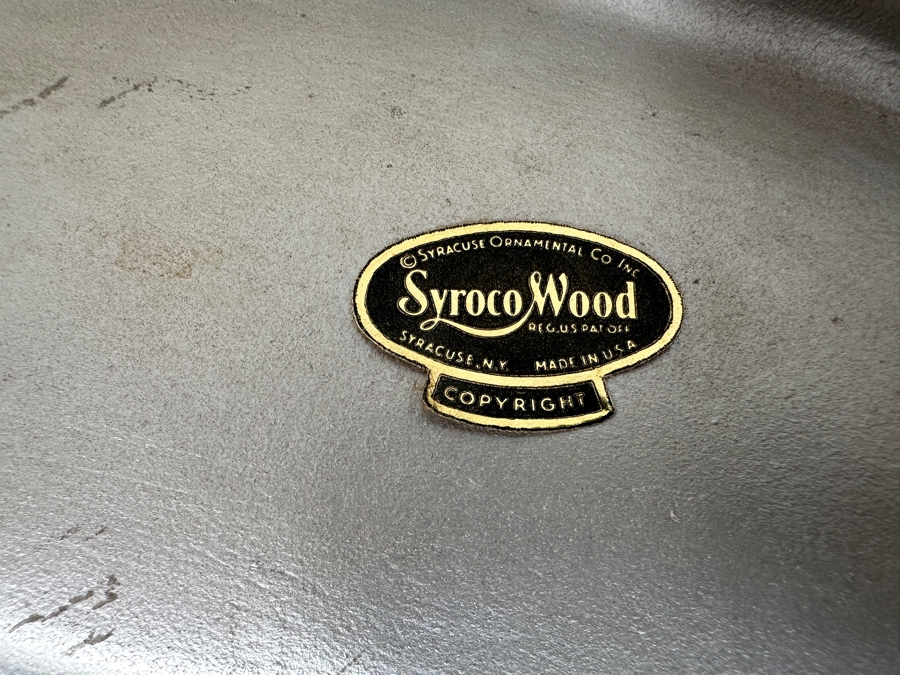 Just Added - Vintage Mid-Century Modern Pair Of Syroco Wall Hanging Roman Gladiator Gargoyle Helmets 16W X 18H [Photo 12]