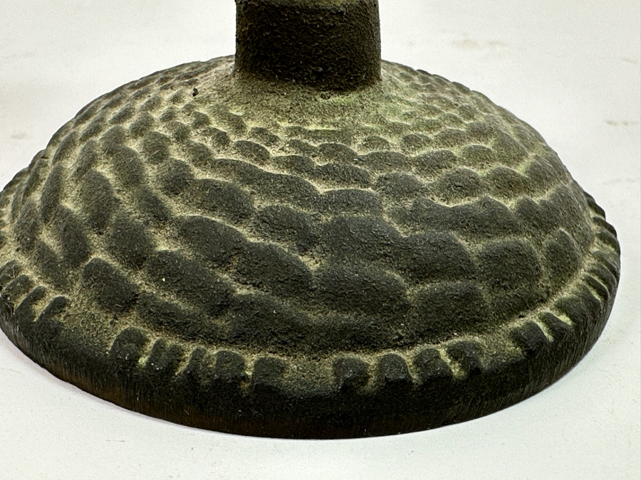 Just Added - Antique Forbes Patent 1914 El Camino Real - Kings Highway Mission Bell Guide Post Marker Souvenir 9.5H [Photo 10]