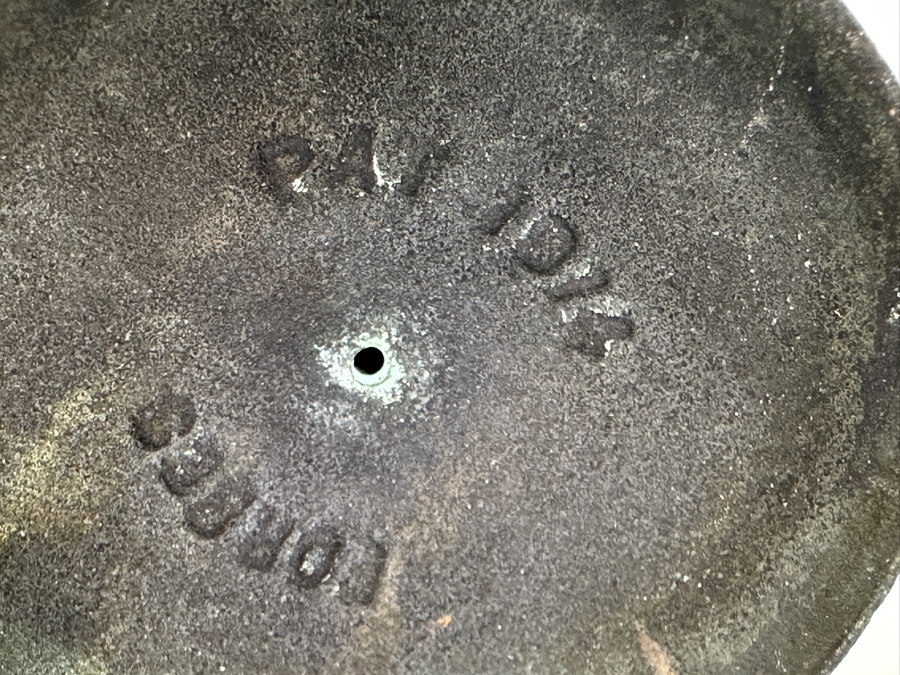 Just Added - Antique Forbes Patent 1914 El Camino Real - Kings Highway Mission Bell Guide Post Marker Souvenir 9.5H [Photo 14]