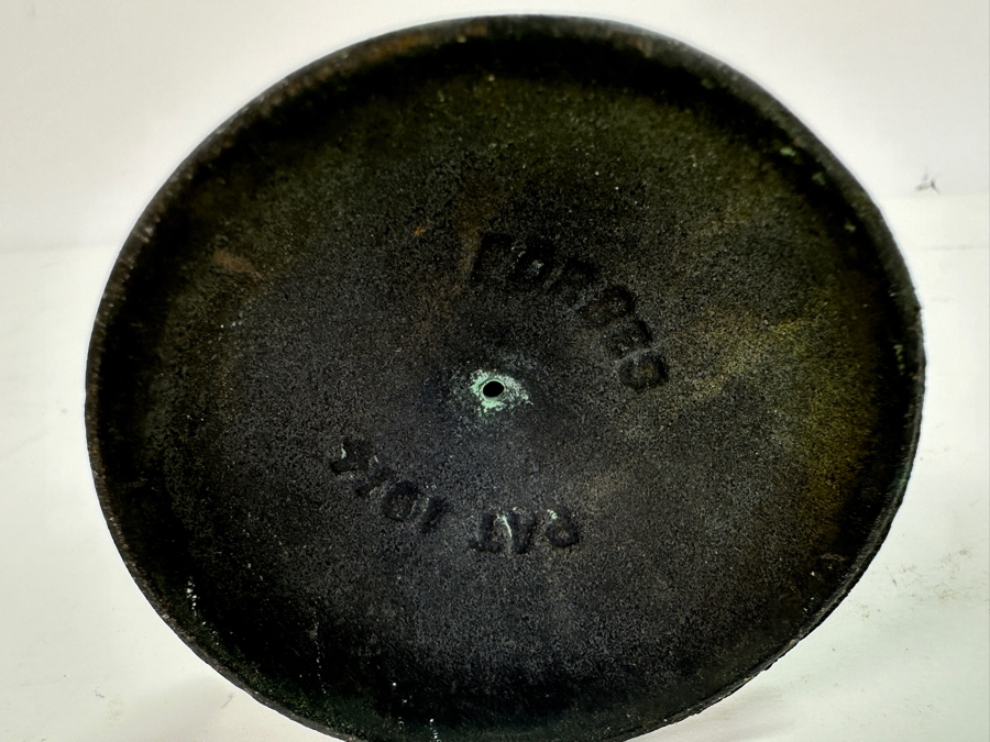 Just Added - Antique Forbes Patent 1914 El Camino Real - Kings Highway Mission Bell Guide Post Marker Souvenir 9.5H [Photo 12]