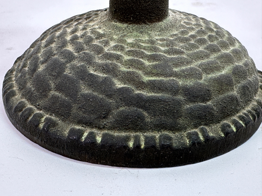 Just Added - Antique Forbes Patent 1914 El Camino Real - Kings Highway Mission Bell Guide Post Marker Souvenir 9.5H [Photo 11]