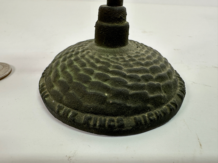 Just Added - Antique Forbes Patent 1914 El Camino Real - Kings Highway Mission Bell Guide Post Marker Souvenir 9.5H [Photo 8]