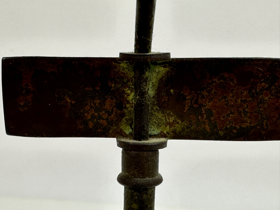 Just Added - Antique Forbes Patent 1914 El Camino Real - Kings Highway Mission Bell Guide Post Marker Souvenir 9.5H [Photo 16]