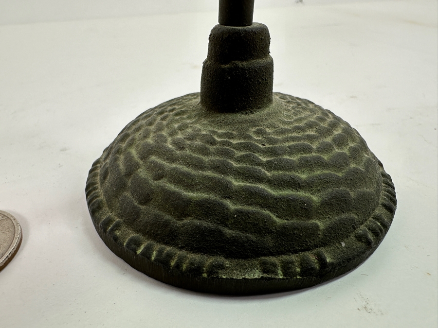 Just Added - Antique Forbes Patent 1914 El Camino Real - Kings Highway Mission Bell Guide Post Marker Souvenir 9.5H [Photo 7]