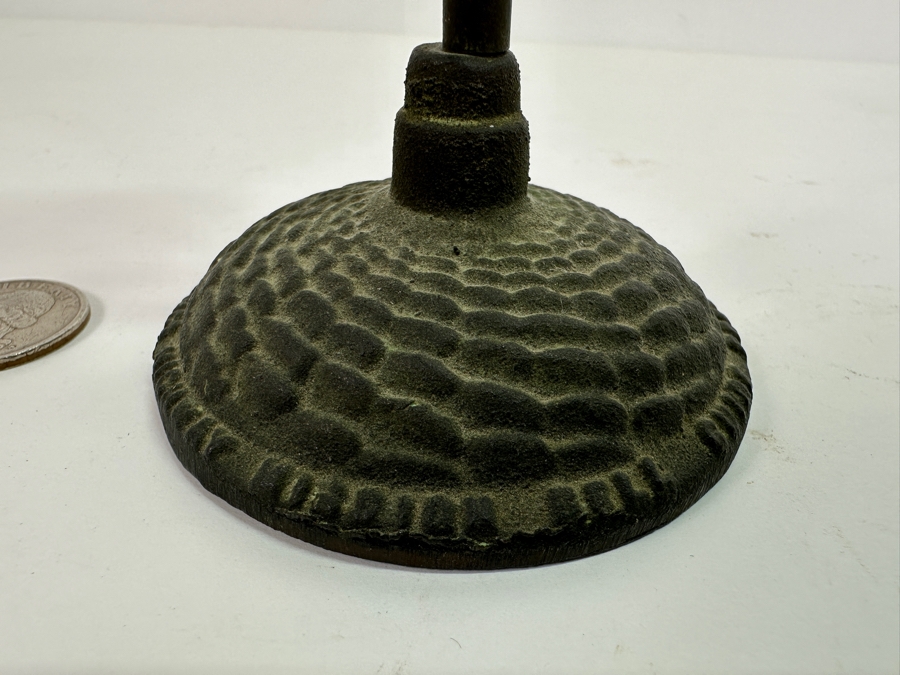 Just Added - Antique Forbes Patent 1914 El Camino Real - Kings Highway Mission Bell Guide Post Marker Souvenir 9.5H [Photo 9]