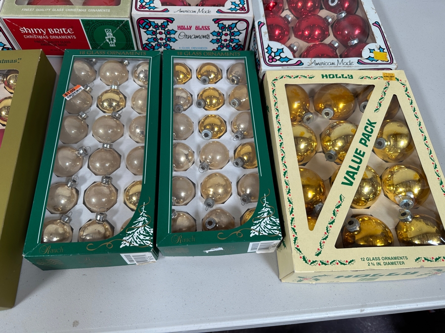 Just Added - Large Collection Of Glass Ball Christmas Ornaments Including Shiny Brite [Photo 7]