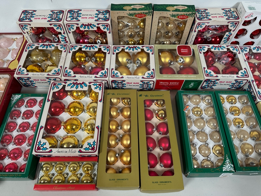 Just Added - Large Collection Of Glass Ball Christmas Ornaments Including Shiny Brite [Photo 2]