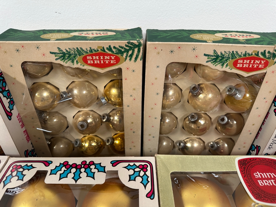 Just Added - Large Collection Of Glass Ball Christmas Ornaments Including Shiny Brite [Photo 3]