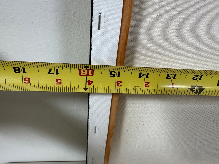 Gerrit Greve (1948-2024, Cardiff by the Sea, CA) Original Acrylic Painting On Canvas Titled 'Abstract Series' 2019 Signed Verso 16 X 20 Estimate $300 - $400 [Photo 7]