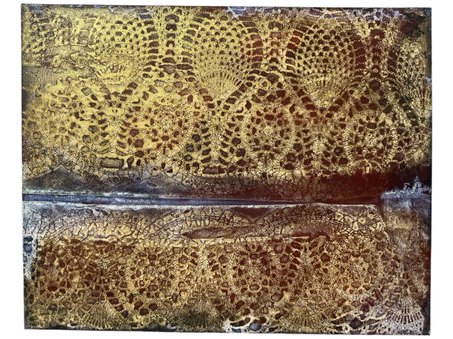 Gerrit Greve (1948-2024, Cardiff by the Sea, CA) Original Acrylic Painting On Canvas Untitled 20 X 16 Estimate $300 - $400 [Photo 1]