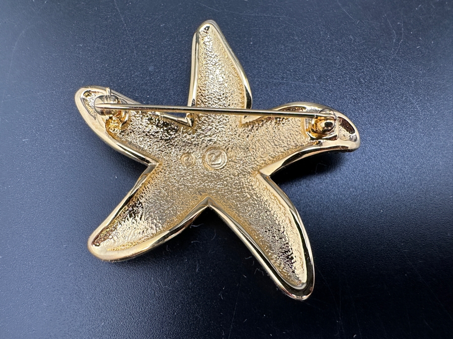 Swarovski Crystal Starfish Brooch Pin [Photo 3]