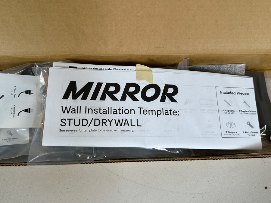 Just Added - Lululemon Studio Home Workout System Mirror 21W X 65H Requires $39 Monthly Membership Retail $1,500 [Photo 3]
