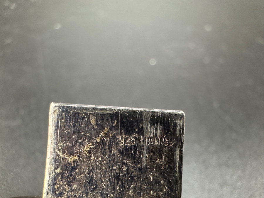 Sterling Silver Italian Bracelet 34.6g 8.25L [Photo 5]