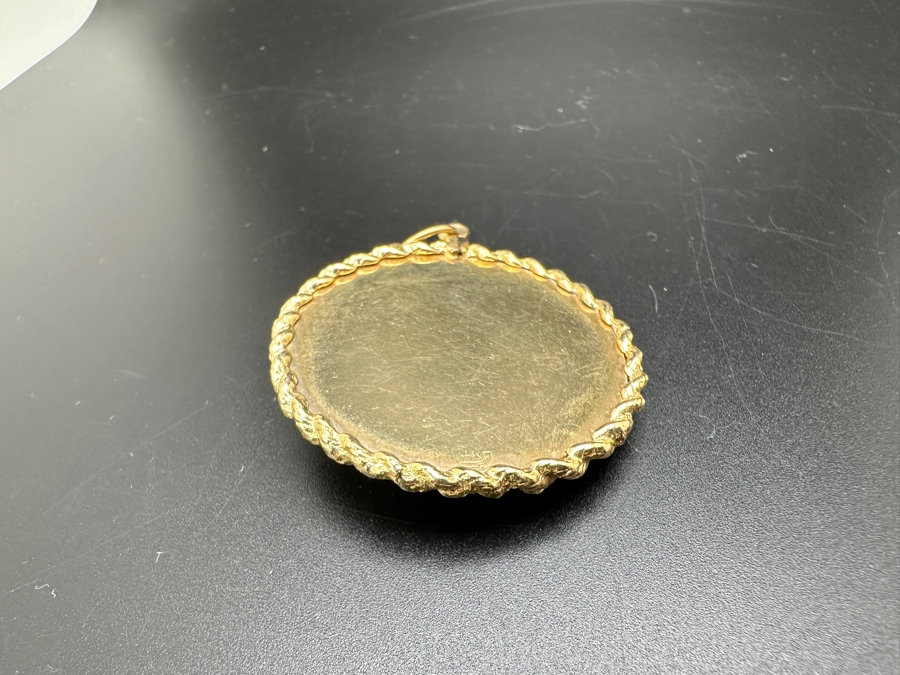 Just Added - 14K Gold (13.4g) Ballerina Pendant with Pearl and 10 Emeralds FMV $900 Retail $1,800 [Photo 7]