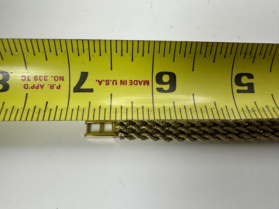 14K Gold Seiko Watch (16.4g) 6.75'L With 14K Gold Multi-Chain Band FMV $600 Retail $1,200 [Photo 13]