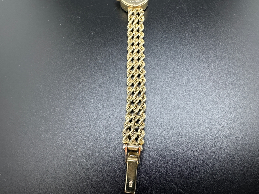 14K Gold Seiko Watch (16.4g) 6.75'L With 14K Gold Multi-Chain Band FMV $600 Retail $1,200 [Photo 10]