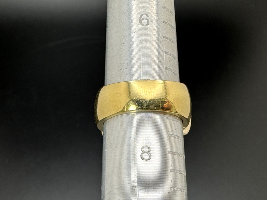 14K Two Tone Gold Princess Cut Channel Set Diamond Ring 14.3g ～1.50 cttw Size 7 FMV $2,200 Retail $4,400 [Photo 17]