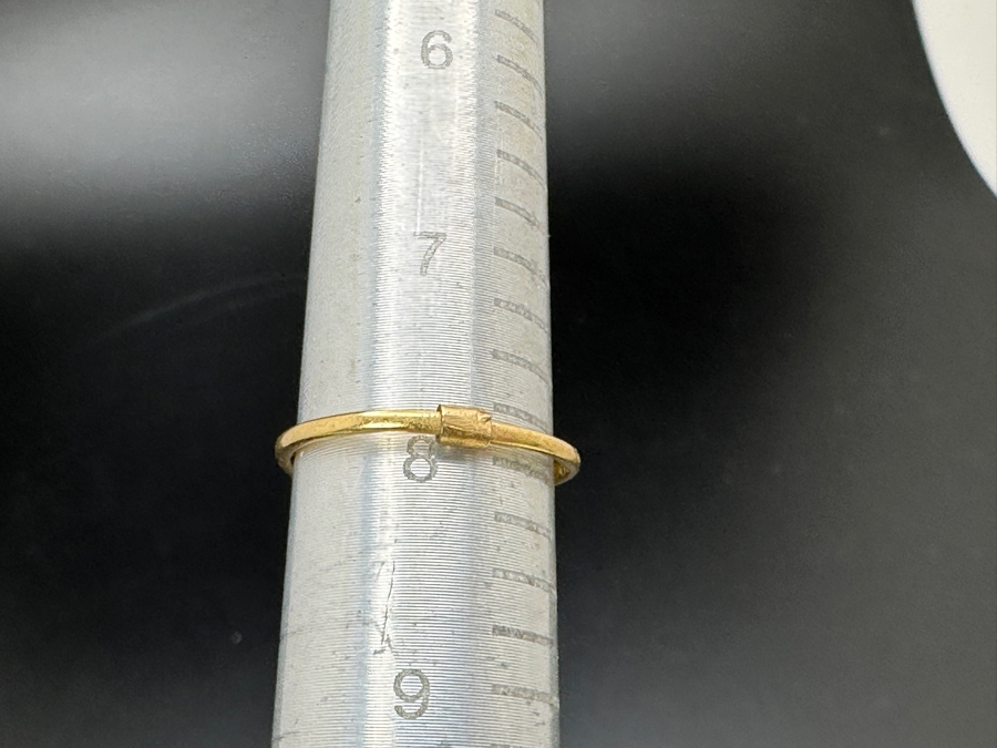 14K Gold Marquise Diamond Ring 1.4g .05cttw Size 8 FMV $150 Retail $300 [Photo 10]
