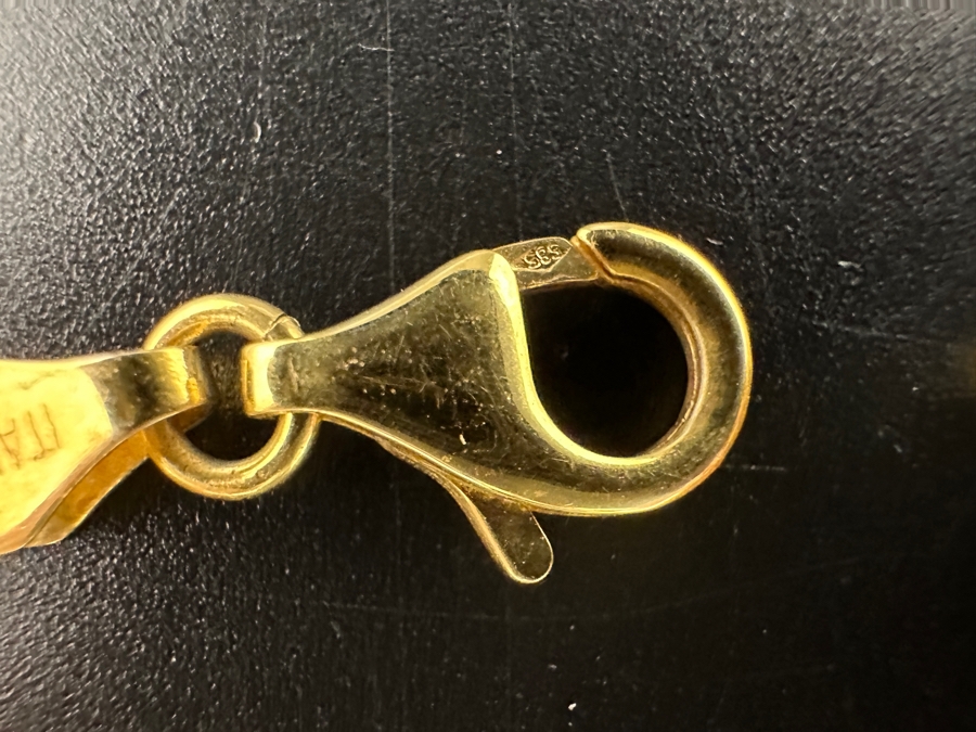 14K Gold Cherub Bracelet 12.0g 7 3/8'L FMV $850 Retail $1,700 [Photo 5]