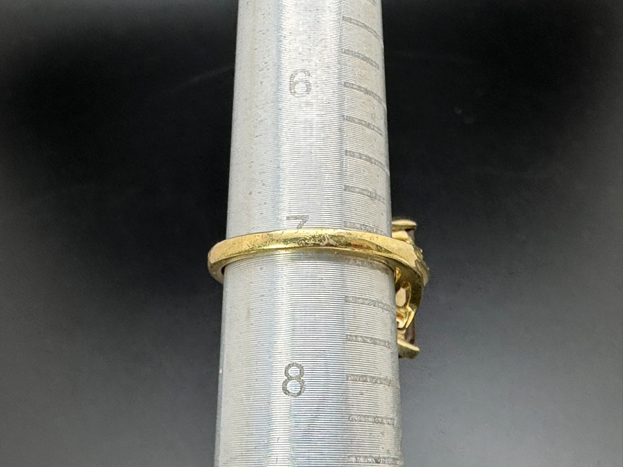 14K Gold 16X12 Smoky Quartz Ring Size 7 7.0g FMV $700 Retail $1,400 [Photo 14]