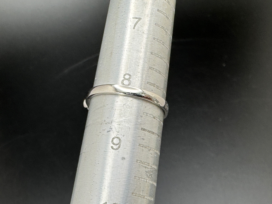 14K White Gold CZ Ring 2.3g Size 8.25 FMV $200 Retail $400 [Photo 9]