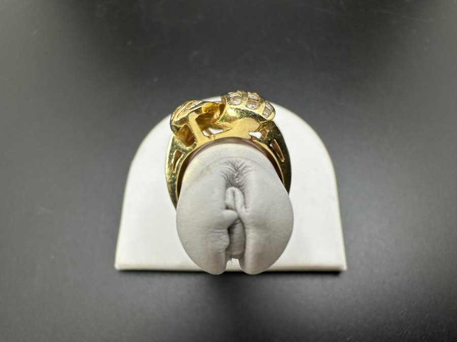 14K Gold Diamond and Ruby Ring 9.5g ～1.0 cttw Diamonds +1.0 cttw Rubies Size 7 FMV $1,100 Retail $2,200 [Photo 6]