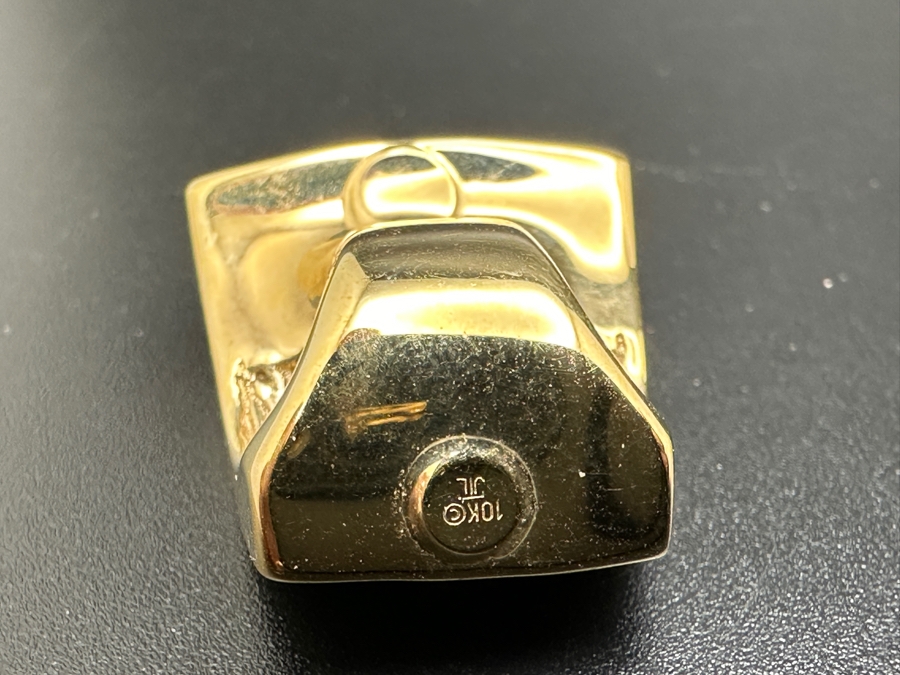 10K Hollow Hoop Earrings + Pendant 6.7g FMV $350 Retail $700 [Photo 11]