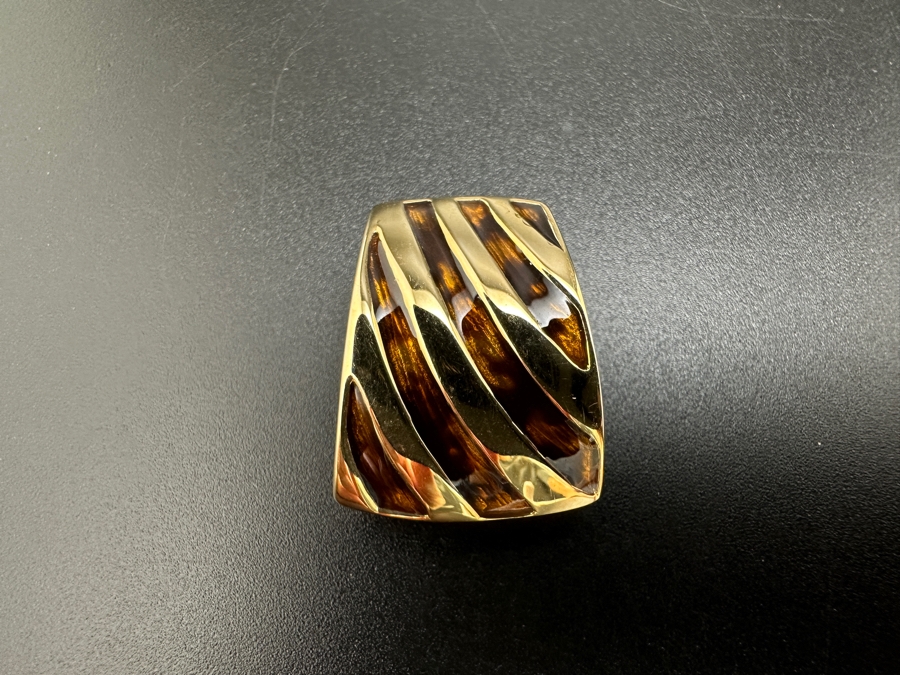 10K Hollow Hoop Earrings + Pendant 6.7g FMV $350 Retail $700 [Photo 8]