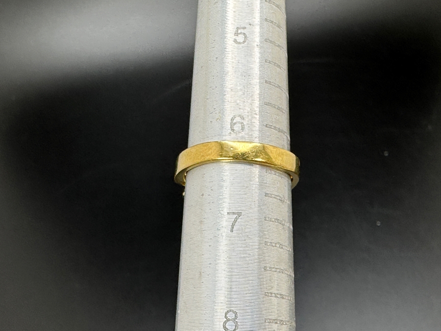 14K Gold Green Jade (13x10mm Cabochon) and Diamond Ring 6.4g ～.65 cttw Diamonds SI²-SI³ Size 6.5 FMV $750 Retail $1,500 [Photo 13]