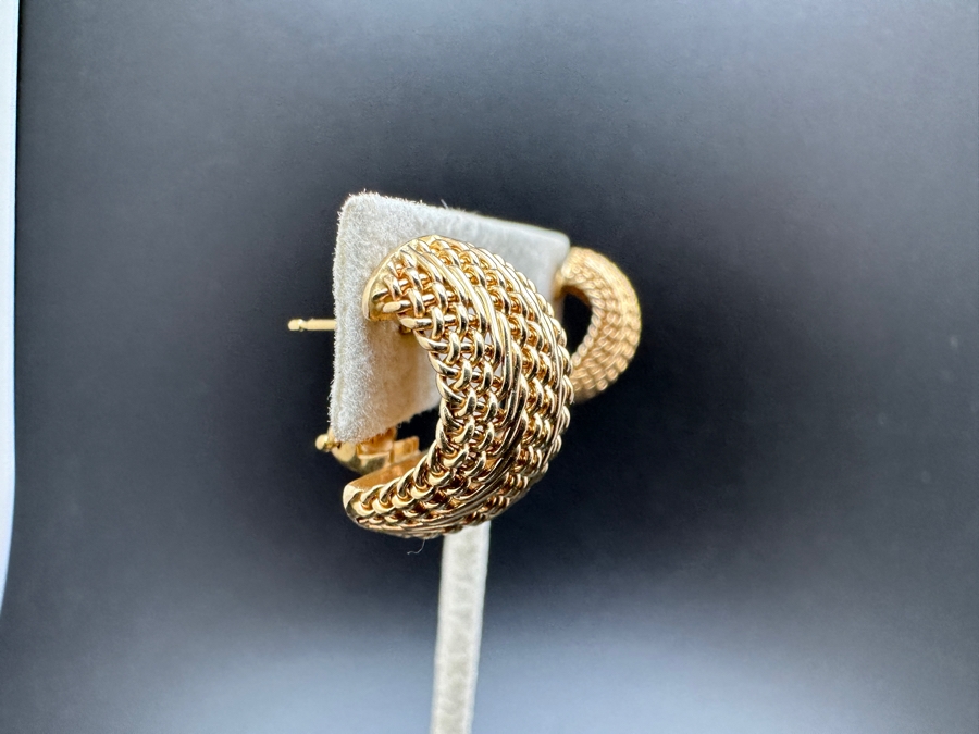 14K Gold Earrings 11.4g FMV $800 Retail $1,600 [Photo 8]