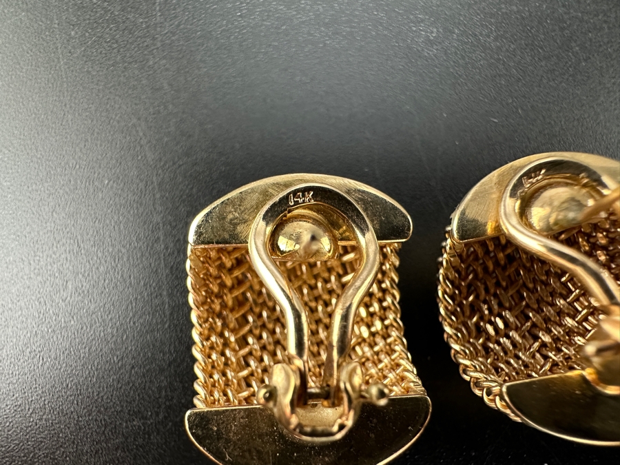14K Gold Earrings 11.4g FMV $800 Retail $1,600 [Photo 12]
