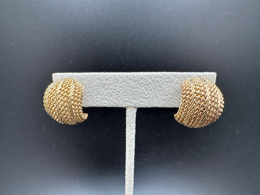 14K Gold Earrings 11.4g FMV $800 Retail $1,600 [Photo 3]