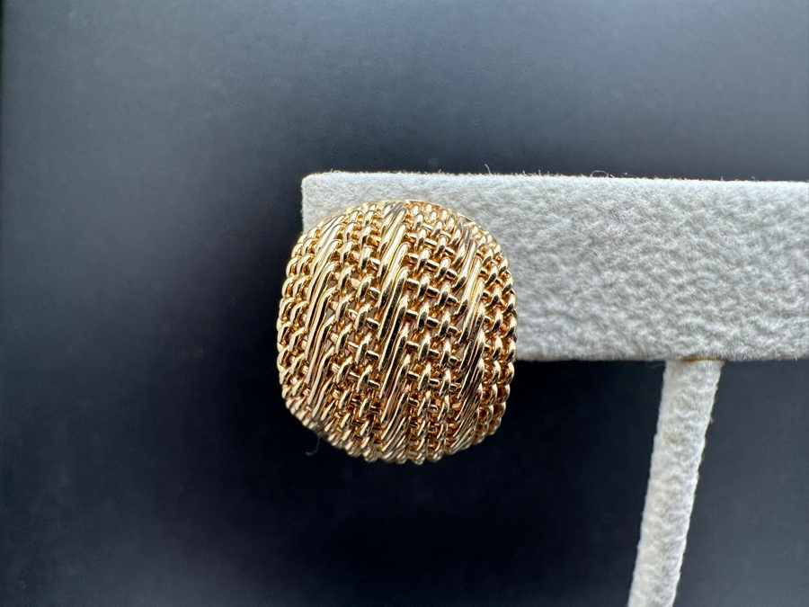 14K Gold Earrings 11.4g FMV $800 Retail $1,600 [Photo 4]